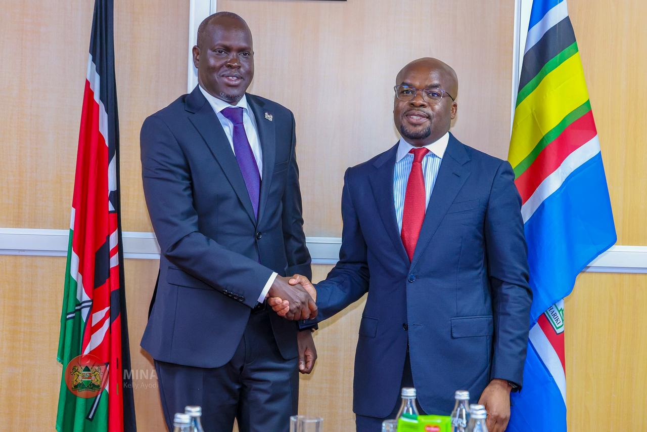 Dr. Raymond, PS Interior and Dr. Kiptoo at PBORA's Offices